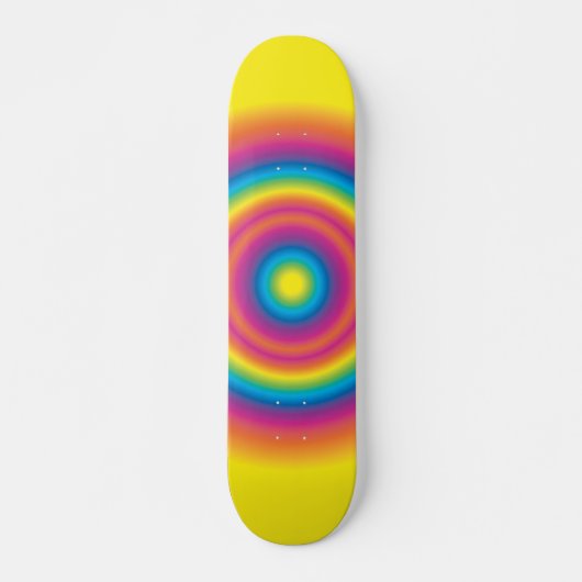 Merkwürdige Rainbow Round-Skateboard Skateboard (Vorne)