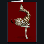 Merkwürdige Sportive Giraffe<br><div class="desc">Die Hintergrundfarbe kann geändert werden: Täglich IT-Schulung KUNDEN und so flexibel wie dieses niedliche Säugetier - alles ist möglich,  wenn man es wirklich will</div>