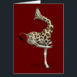 Merkwürdige Sportive Giraffe<br><div class="desc">Die Hintergrundfarbe kann geändert werden: Täglich IT-Schulung KUNDEN und so flexibel wie dieses niedliche Säugetier - alles ist möglich,  wenn man es wirklich will</div>