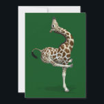 Merkwürdige Sportive Giraffe<br><div class="desc">Die Hintergrundfarbe kann geändert werden: Täglich IT-Schulung KUNDEN und so flexibel wie dieses niedliche Säugetier - alles ist möglich,  wenn man es wirklich will</div>