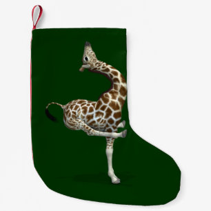 Merkwürdige Sportive Giraffe Kleiner Weihnachtsstrumpf