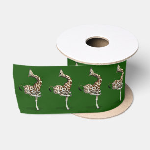Merkwürdige Sportive Giraffe Satinband