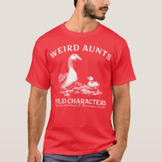 Merkwürdige Tanten bilden Charaktere einzigartiger T-Shirt