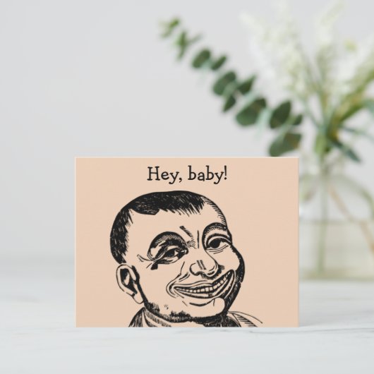 Merkwürdige Typ Postkarte (Stehend Vorderseite)