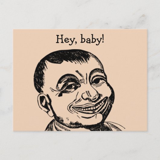 Merkwürdige Typ Postkarte (Vorderseite)