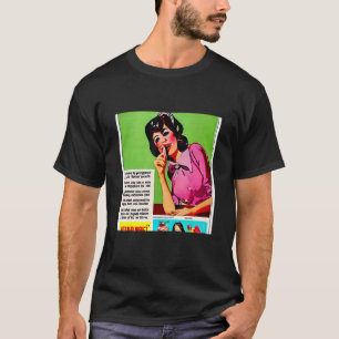 Merkwürdige Vintage Werbung Ungewöhnliches Design T-Shirt
