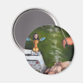 Merkwürdige Wissenschaft Magnet (Vorderseite/Rückseite)