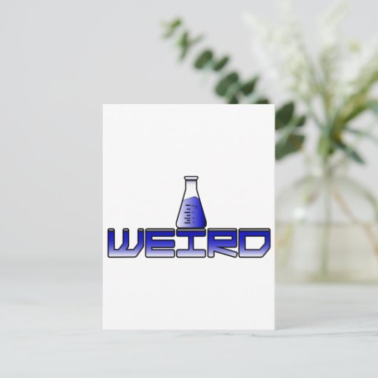 Merkwürdige Wissenschaft Postkarte (Stehend Vorderseite)