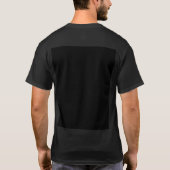 Merkwürdiger schwarzer T - Shirt ZURÜCK (Rückseite)
