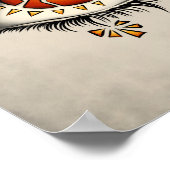 Merkwürdiges Auge der digitalen dunklen Kunst von  Poster (Ecke)