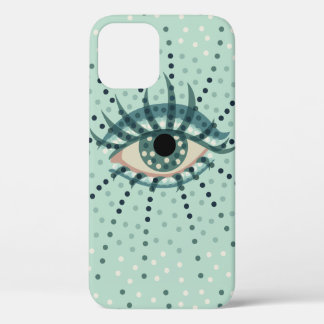 Merkwürdiges blaues Auge mit Abstrakter Psychedeli Case-Mate iPhone Hülle