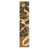 Merkwürdiges Gewirr verbrannter Bänder, orange und Kurzer Tischläufer (Vorderseite)