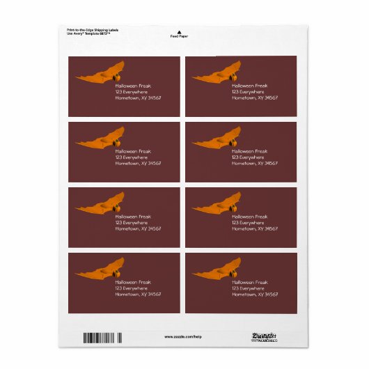 Merkwürdiges Halloween-Bat (Vorne)