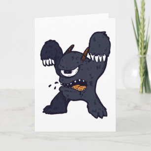 Merkwürdiges Monster Karte