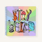 Merkwürdiges Sketchpad-Notebook bleibe Notizblock (Vorderseite)