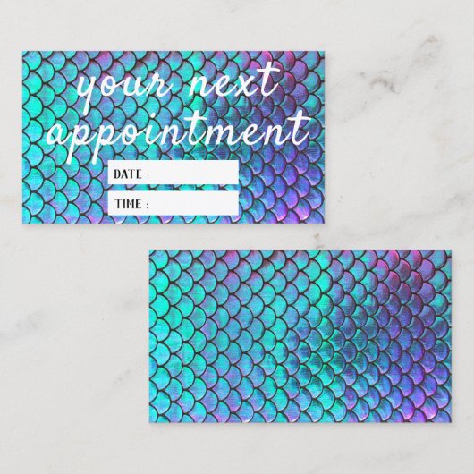 Merkzettel Visitenkarte (Vorne/Hinten)