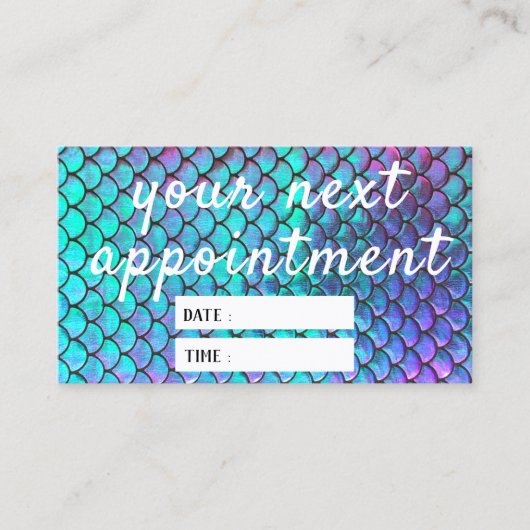 Merkzettel Visitenkarte (Vorderseite)