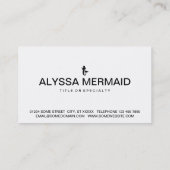 Merkzettel Visitenkarte (Rückseite)