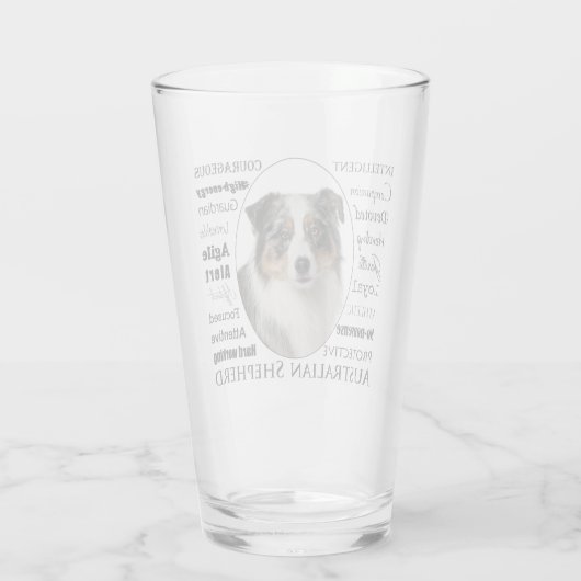 Merle Australian Shepherd Glas (Rückseite)