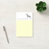 Merle Deutsche Dogge Post-it Klebezettel (Büro)