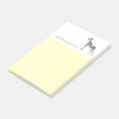 Merle Deutsche Dogge Post-it Klebezettel (angewinkelt)