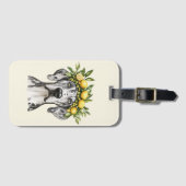 Merle Great Dane Dog Lemon Crown Gepäckanhänger (Vorderseite (Horizontal))