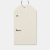 Merle Great Dane Dog Lemon Crown Geschenkanhänger (Rückseite)