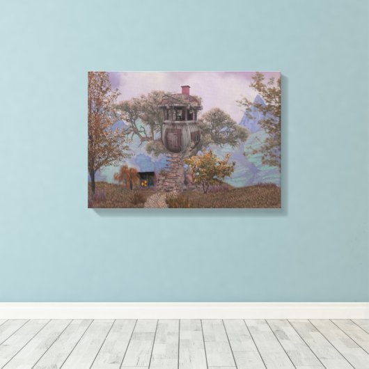 Merle's Treehouse Leinwanddruck (Insitu (Holzboden))