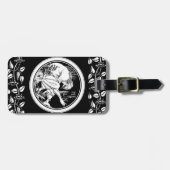 Merlin Art Nouveau Fantasy Gepäckanhänger (Vorderseite horizontal)