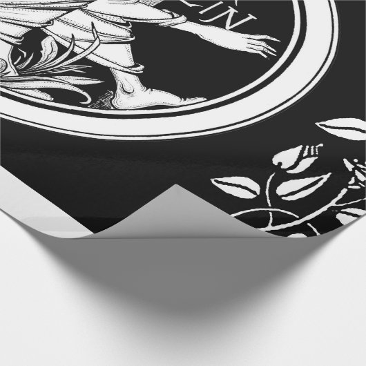 Merlin Art Nouveau Fantasy Geschenkpapier (Ecke)
