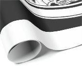 Merlin Art Nouveau Fantasy Geschenkpapier (Rolleneckpunkt)