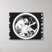 Merlin Art Nouveau Fantasy Leinwanddruck (Vorderseite)