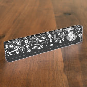 Merlin Art Nouveau Fantasy Namensplakette (Seite)