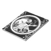 Merlin Art Nouveau Fantasy Notizblock (Rotiert)