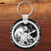 Merlin Art Nouveau Fantasy Schlüsselanhänger (Vorderseite)
