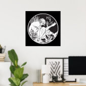 Merlin Aubrey Beardsley Poster (Heimbüro)