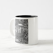 MERLIN, durch Aubrey Beardsley - HD Zweifarbige Tasse (Vorderseite Links)