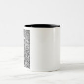 MERLIN, durch Aubrey Beardsley - HD Zweifarbige Tasse (Mittel)