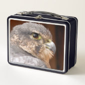 MERLIN FALCON BIRD OF PREY METALL BROTDOSE (Vorderseite)