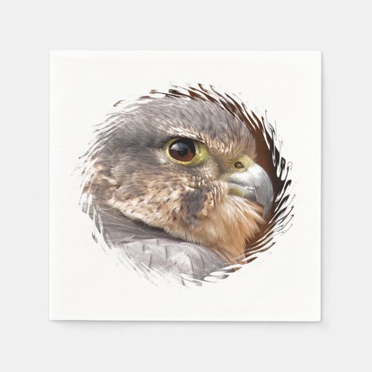 MERLIN FALCON BIRD OF PREY SERVIETTE (Vorderseite)