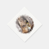 MERLIN FALCON BIRD OF PREY SERVIETTE (Ecke)