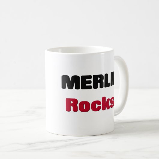 MERLIN-Felsen Kaffeetasse (VorderseiteRechts)
