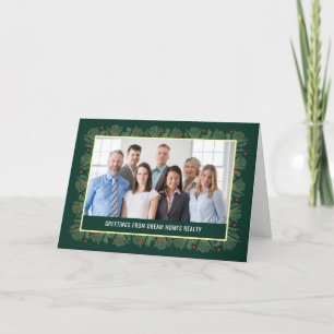 Merlin Frame Business Holiday Foto Card Feiertagskarte
