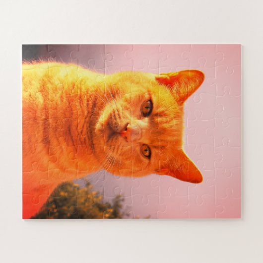 Merlin, Ingwerkatze Puzzle (Horizontal)