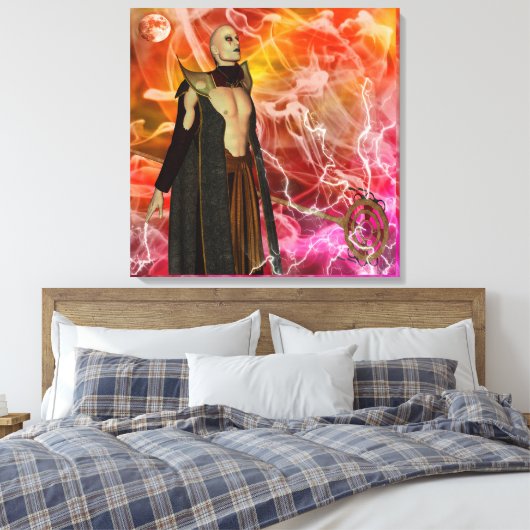 Merlin Leinwanddruck (Insitu (Schlafzimmer))