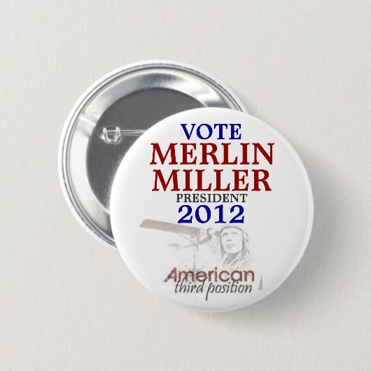 MERLIN Miller 2012 Button (Vorne & Hinten)