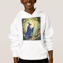 Merlin mit Gnom-Hoodie-Sweatshirt