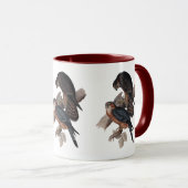 MERLIN- oder Tauben-Falke Tasse (VorderseiteRechts)