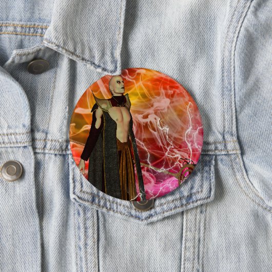 Merlin Pinback Button (Beispiel)