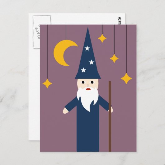 Merlin Postkarte (Vorne/Hinten)